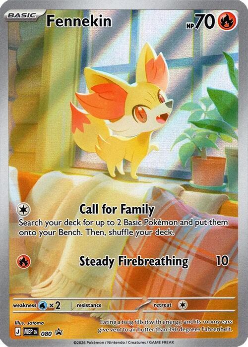 Fennekin 080 (ME: Mega Evolution Promo) - Holofoil