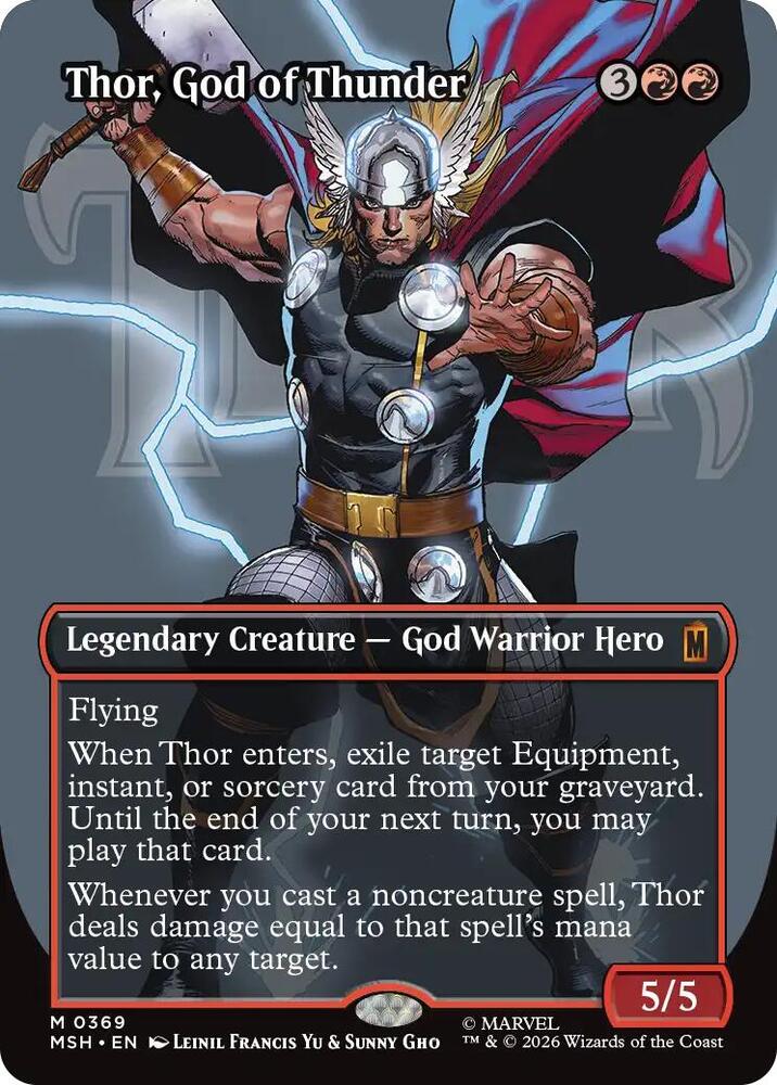 Thor, God of Thunder 369 (Marvel Super Heroes) - Borderless Foil