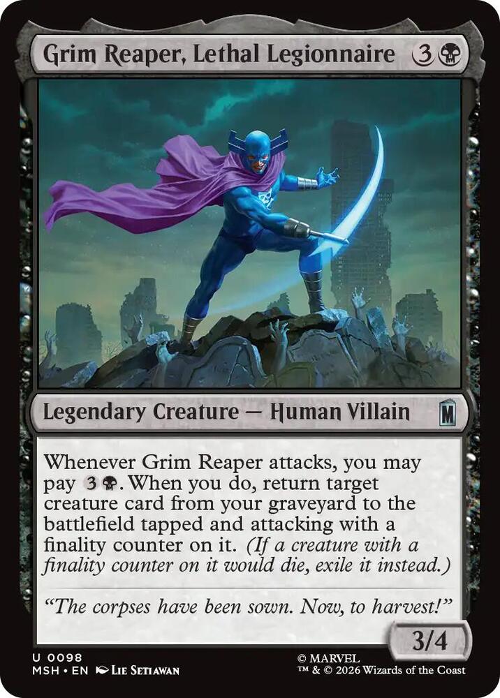 Grim Reaper, Lethal Legionnaire 98 (Marvel Super Heroes)