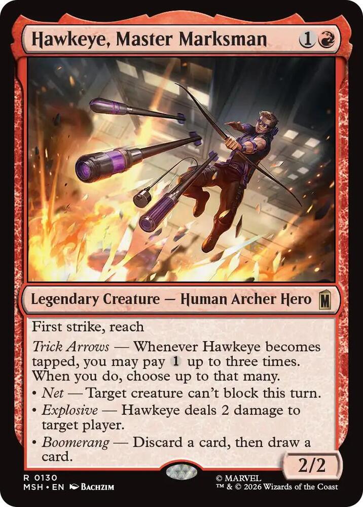Hawkeye, Master Marksman 130 (Marvel Super Heroes) - Foil