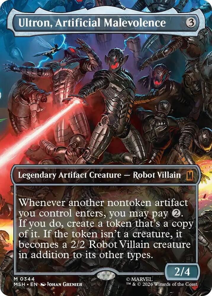 Ultron, Artificial Malevolence 344 (Marvel Super Heroes) - Borderless