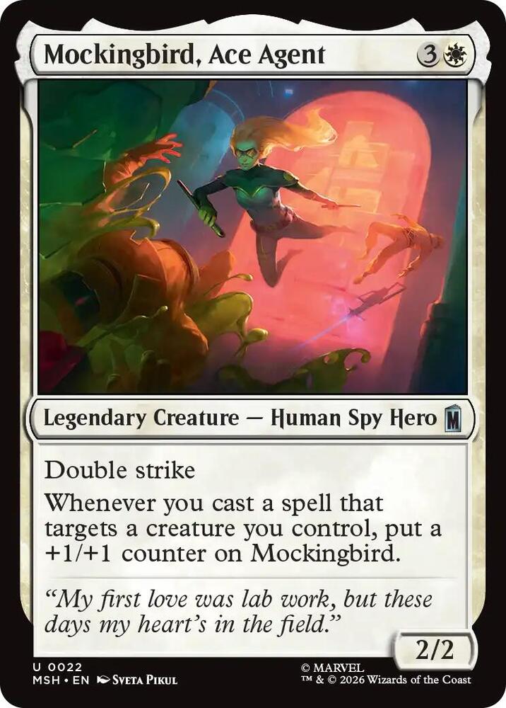 Mockingbird, Ace Agent 22 (Marvel Super Heroes)