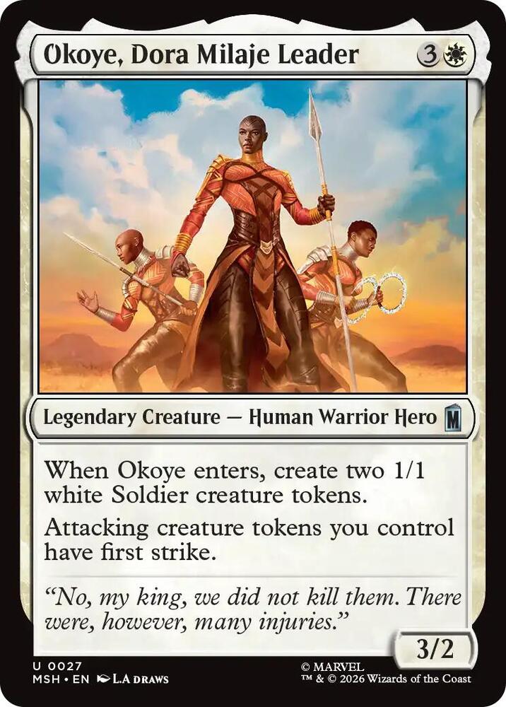 Okoye, Dora Milaje Leader 27 (Marvel Super Heroes)