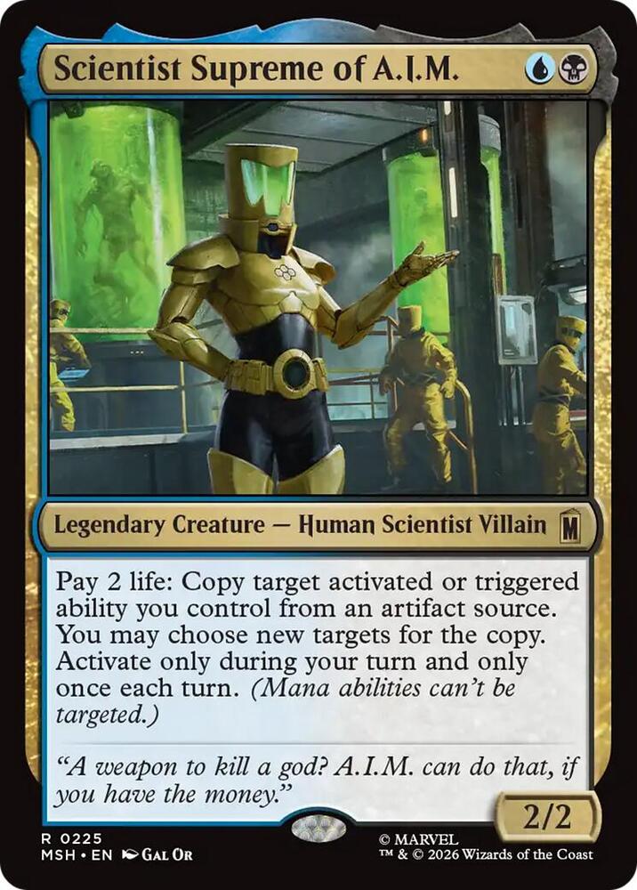 Scientist Supreme of A.I.M. 225 (Marvel Super Heroes)