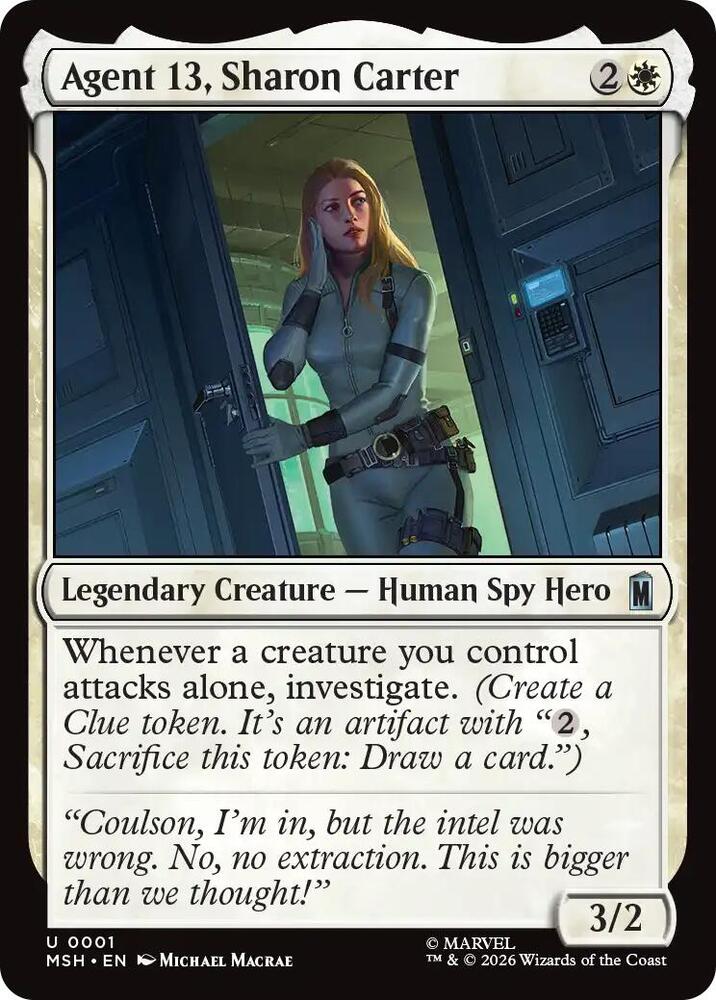 Agent 13, Sharon Carter 1 (Marvel Super Heroes)