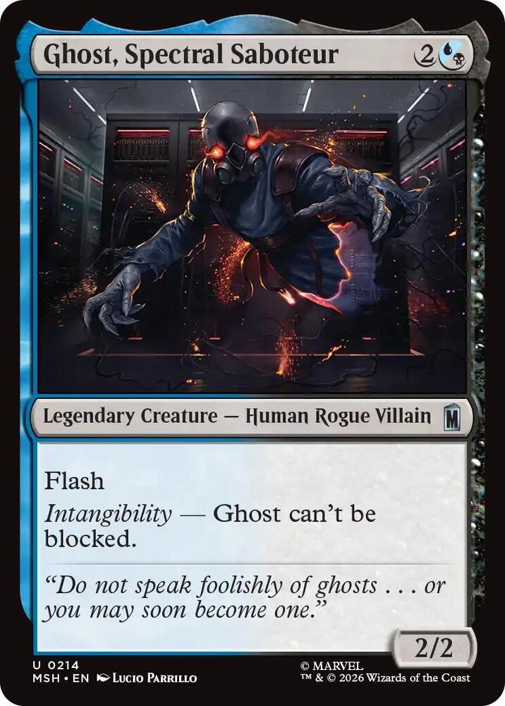 Ghost, Spectral Saboteur 214 (Marvel Super Heroes)