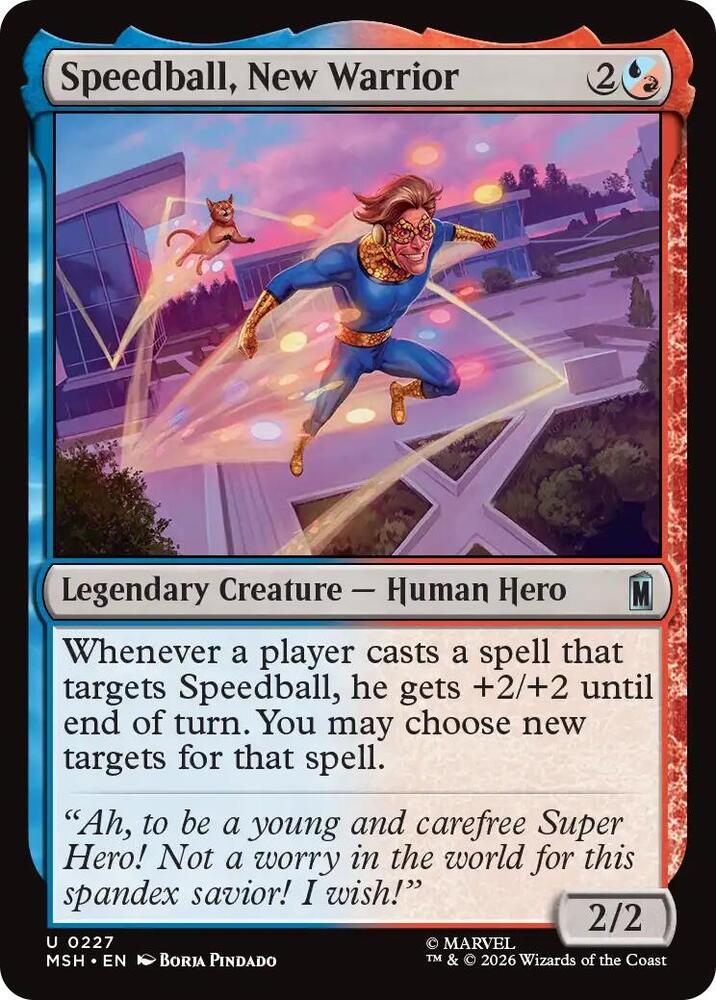 Speedball, New Warrior 227 (Marvel Super Heroes)