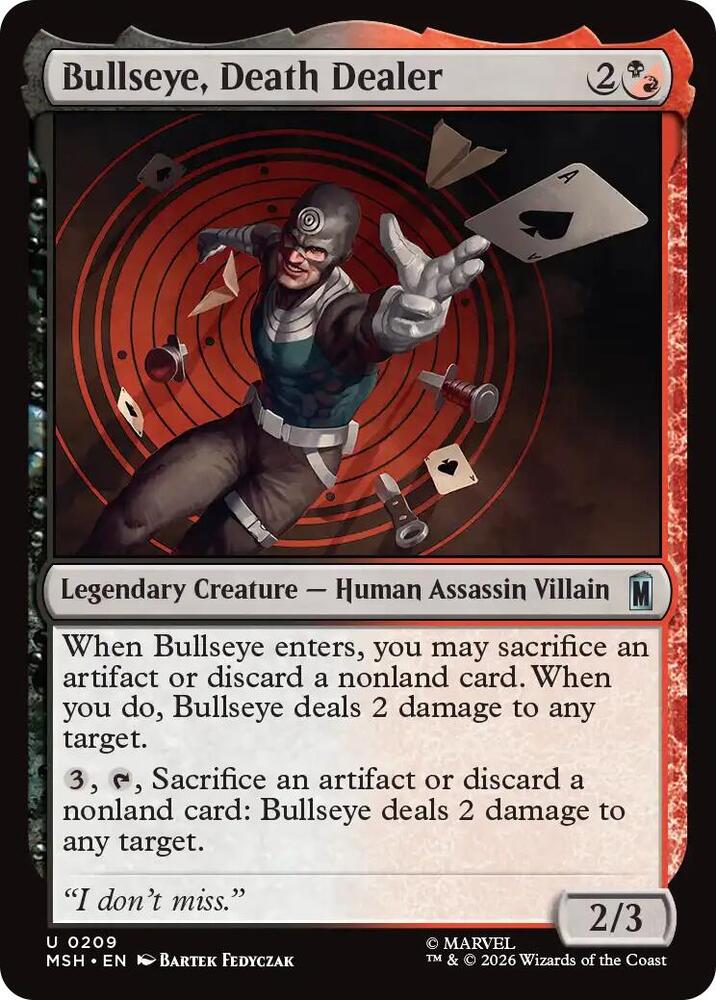 Bullseye, Death Dealer 209 (Marvel Super Heroes)