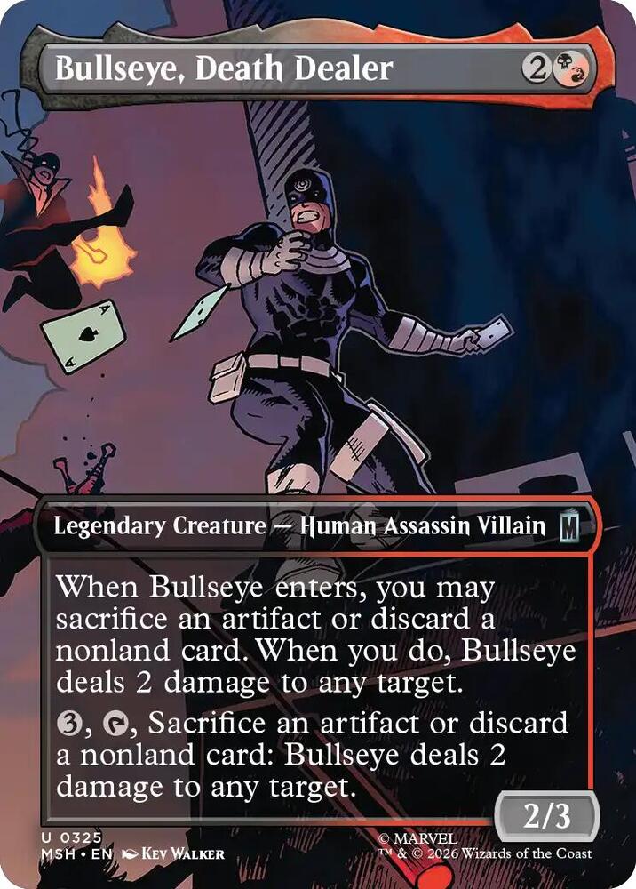 Bullseye, Death Dealer 325 (Marvel Super Heroes) - Borderless