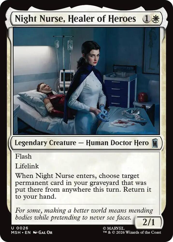 Night Nurse, Healer of Heroes 26 (Marvel Super Heroes)