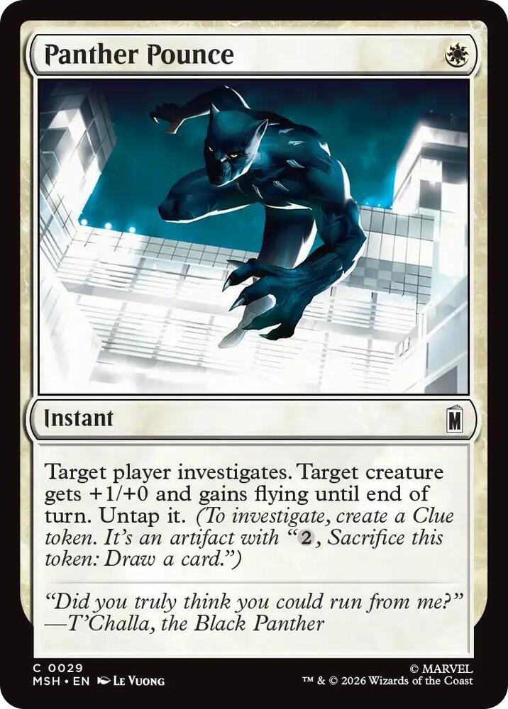 Panther Pounce 29 (Marvel Super Heroes) - Foil