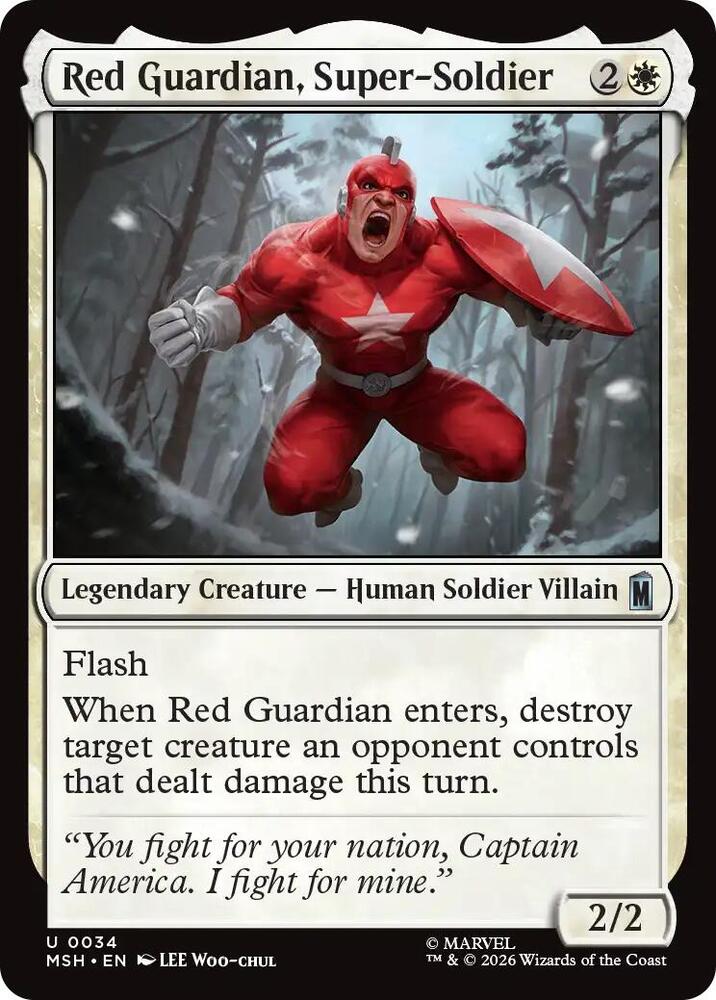 Red Guardian, Super-Soldier 34 (Marvel Super Heroes)
