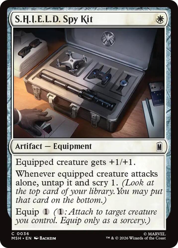 S.H.I.E.L.D. Spy Kit 36 (Marvel Super Heroes) - Foil