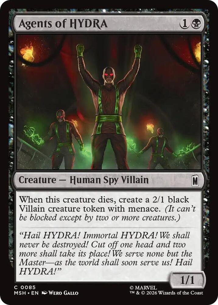 Agents of HYDRA 85 (Marvel Super Heroes)
