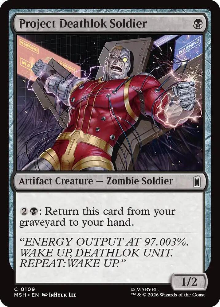 Project Deathlok Soldier 109 (Marvel Super Heroes)