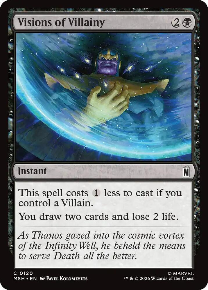 Visions of Villainy 120 (Marvel Super Heroes)