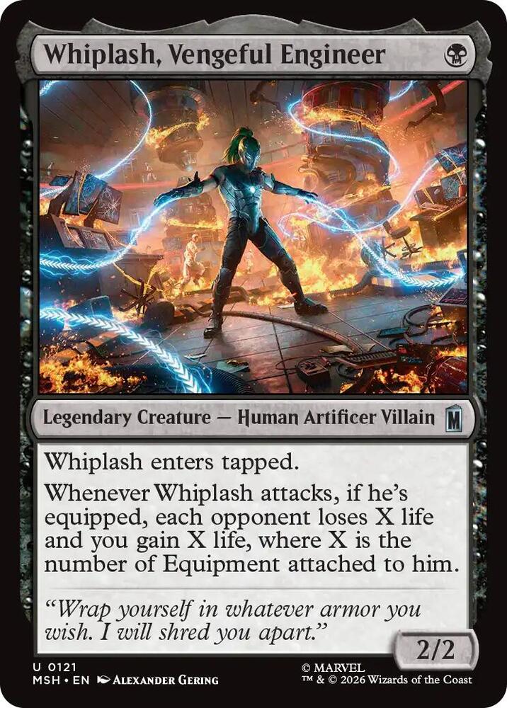 Whiplash, Vengeful Engineer 121 (Marvel Super Heroes)