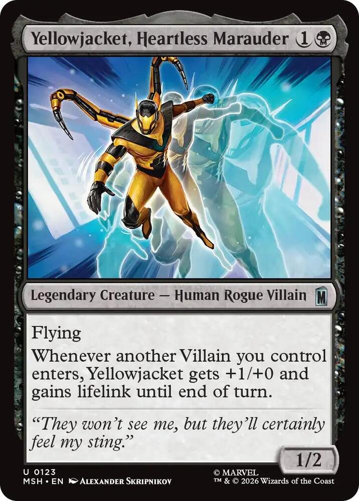 Yellowjacket, Heartless Marauder 123 (Marvel Super Heroes)