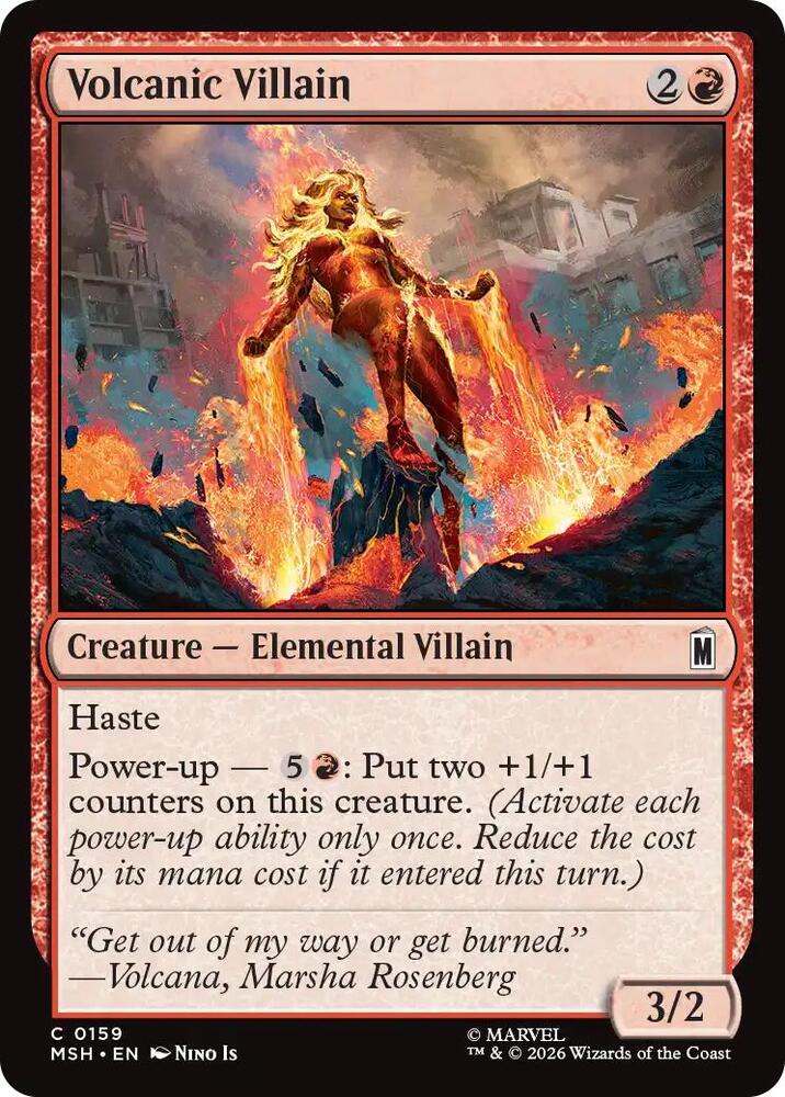 Volcanic Villain 159 (Marvel Super Heroes) - Foil
