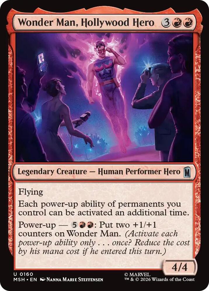 Wonder Man, Hollywood Hero 160 (Marvel Super Heroes) - Foil