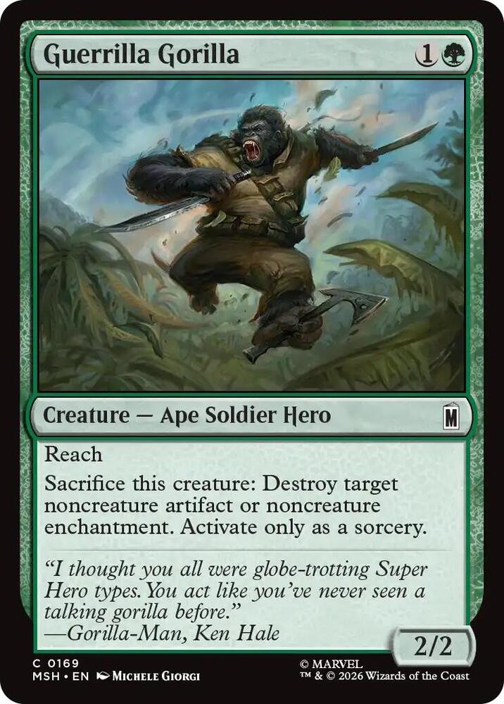 Guerrilla Gorilla 169 (Marvel Super Heroes)