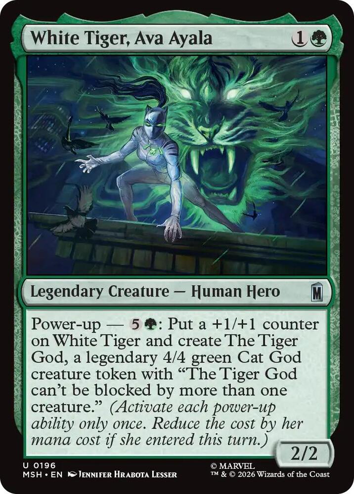 White Tiger, Ava Ayala 196 (Marvel Super Heroes)