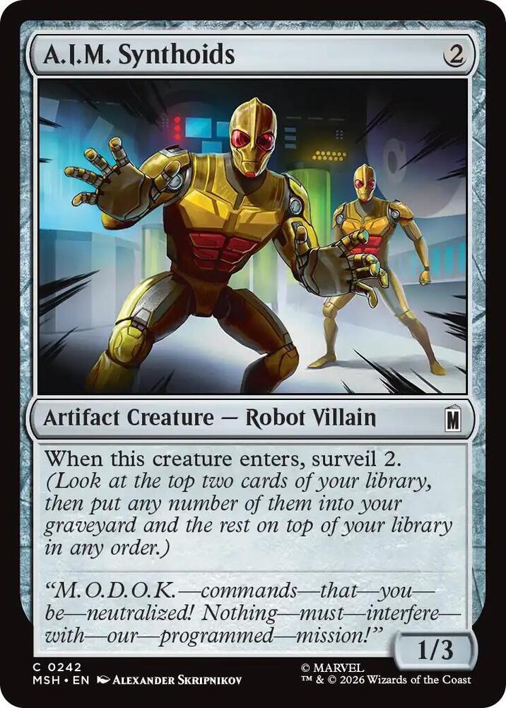 A.I.M Synthoids 242 (Marvel Super Heroes)