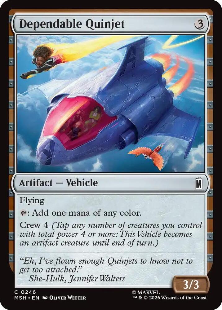 Dependable Quinjet 246 (Marvel Super Heroes) - Foil