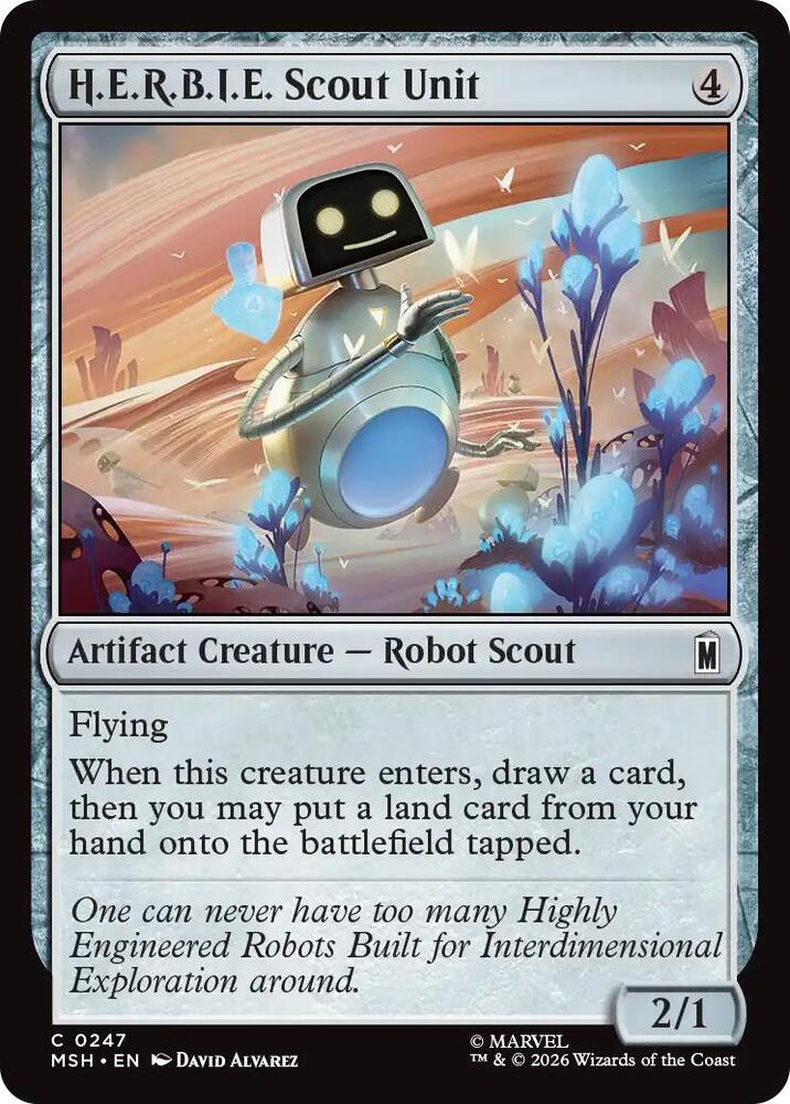 H.E.R.B.I.E. Scout Unit 247 (Marvel Super Heroes) - Foil