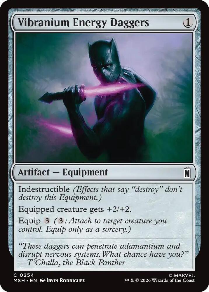 Vibranium Energy Daggers 254 (Marvel Super Heroes)