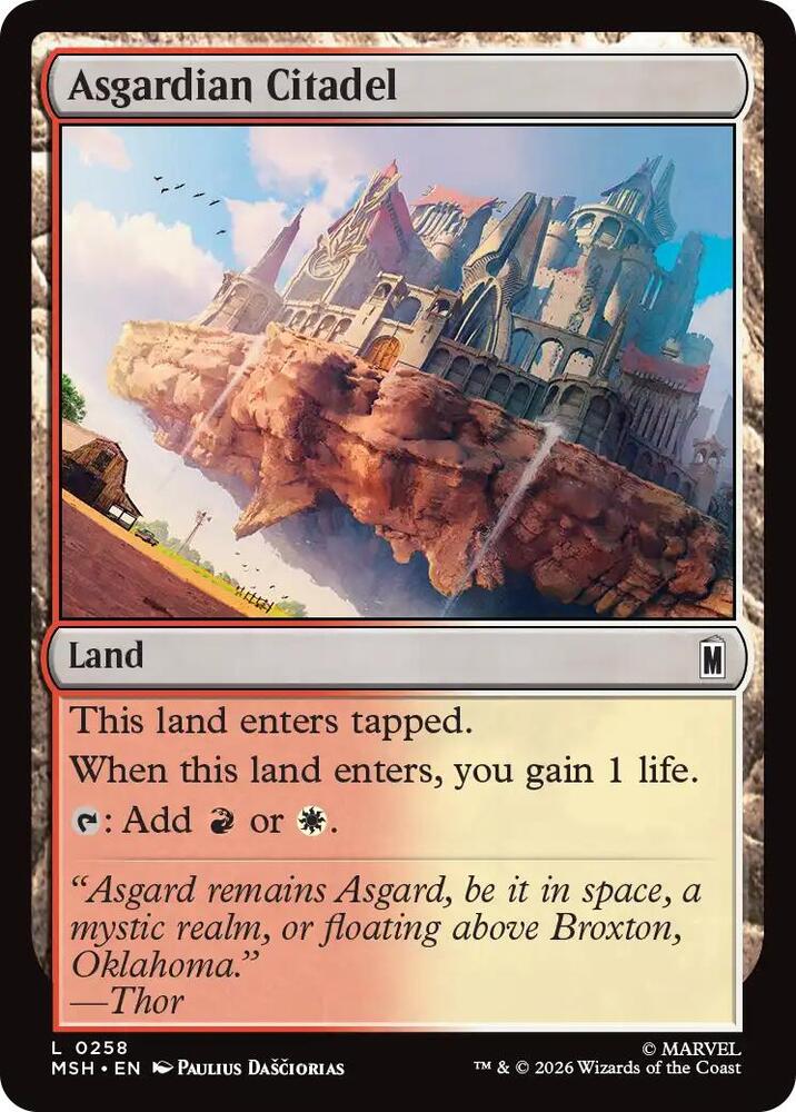 Asgardian Citadel 258 (Marvel Super Heroes)