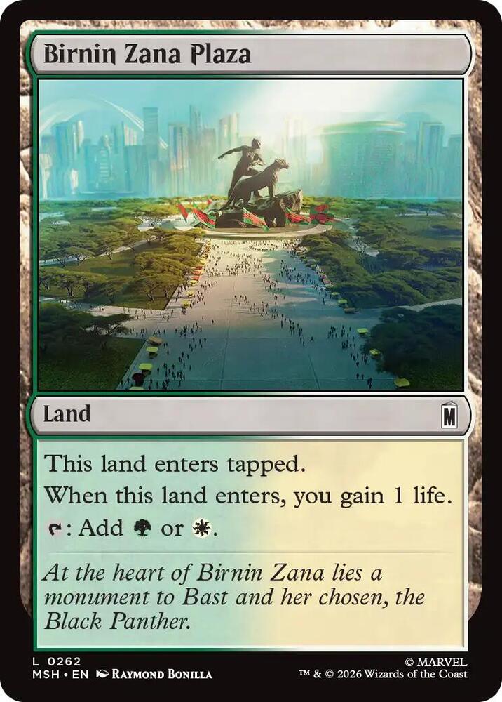 Birnin Zana Plaza 262 (Marvel Super Heroes) - Foil