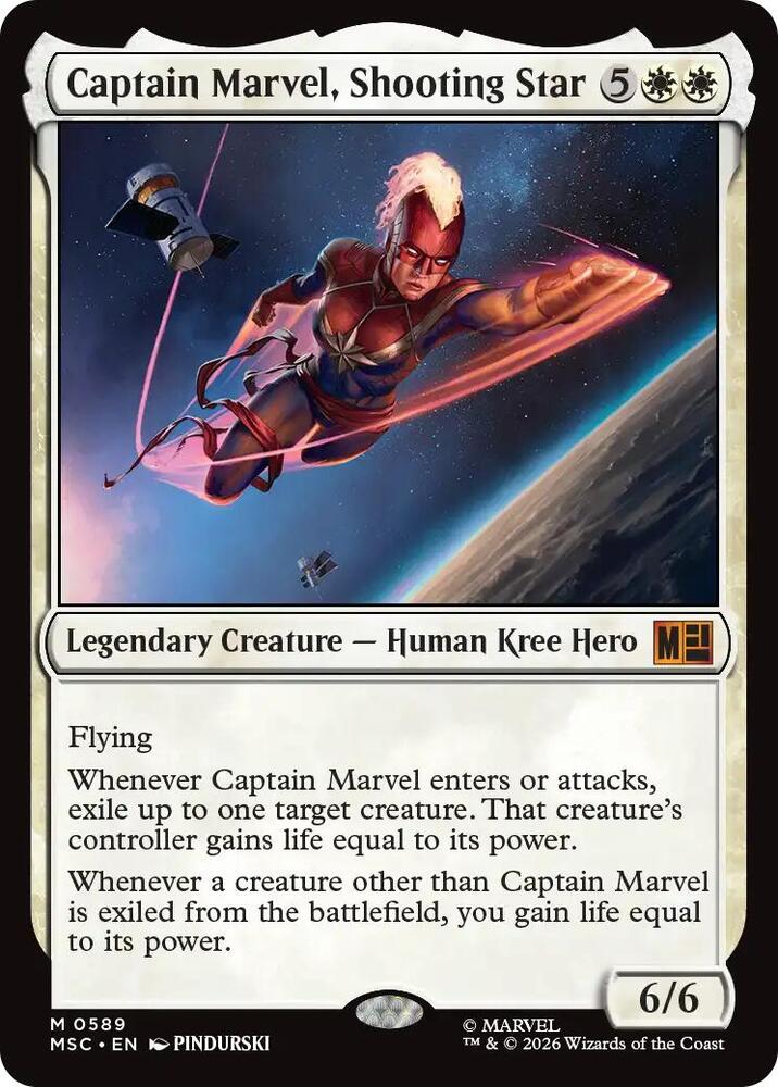 Captain Marvel Shooting Star 589 (Commander: Marvel Super Heroes)