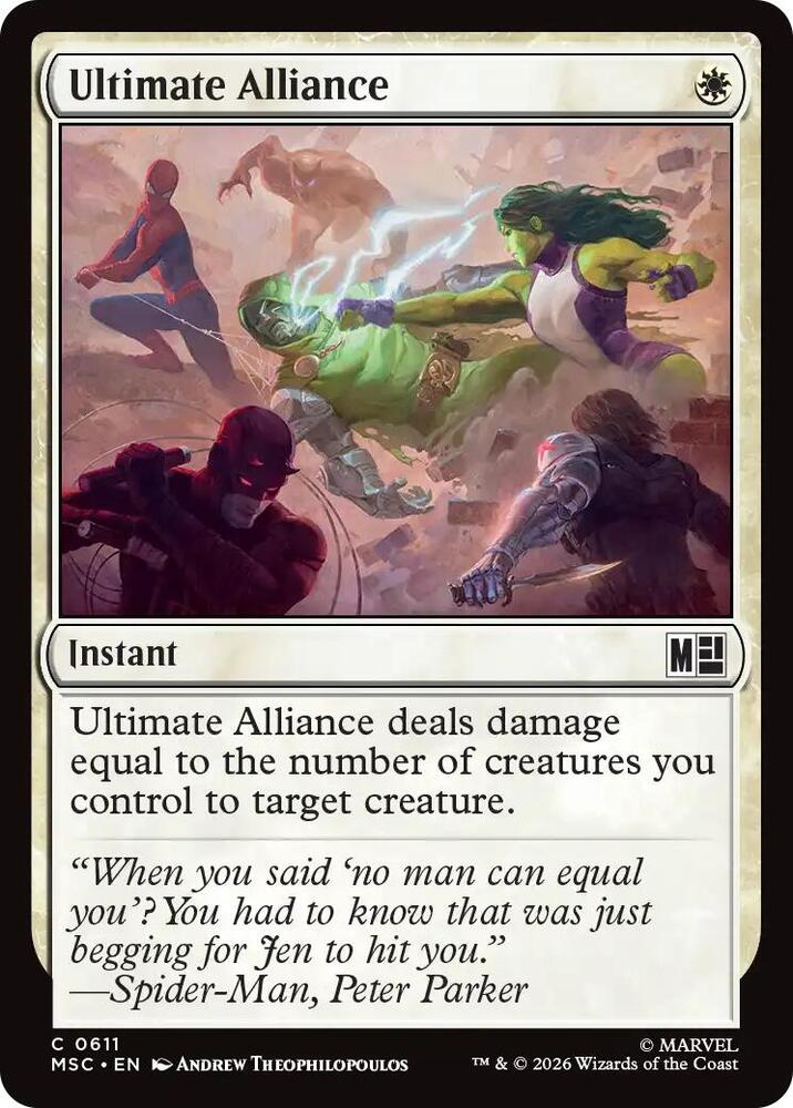 Ultimate Alliance 611 (Commander: Marvel Super Heroes) - Foil