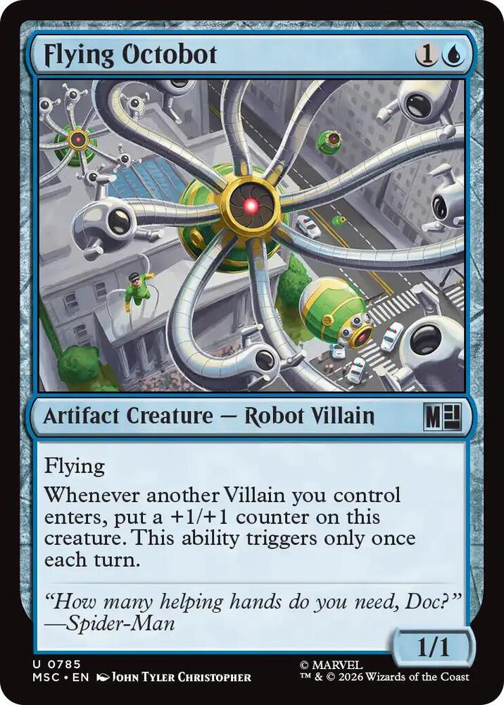 Flying Octobot 785 (Commander: Marvel Super Heroes) - Foil