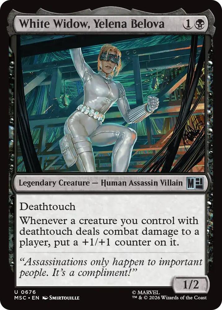 White Widow, Yelena Belova 676 (Commander: Marvel Super Heroes) - Foil