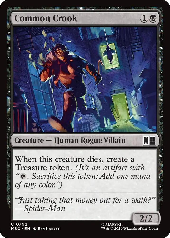 Common Crook 792 (Commander: Marvel Super Heroes) - Foil