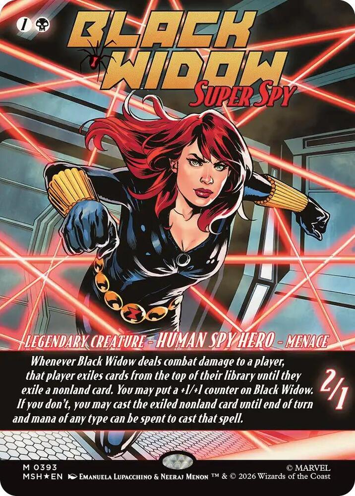 Black Widow, Super Spy 393 (Marvel Super Heroes) - Borderless Foil