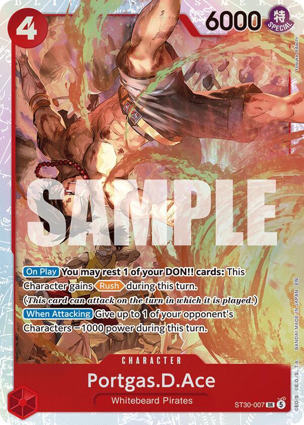 PortgasDAce 007 ST30-007 (Starter Deck EX: Luffy & Ace) - Foil