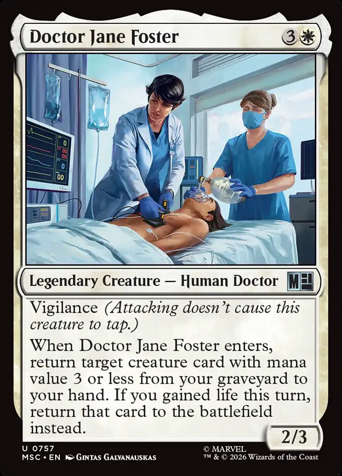 Doctor Jane Foster 757 (Commander: Marvel Super Heroes)