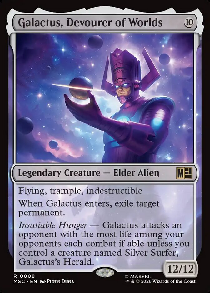 Galactus, Devourer of Worlds 8 (Commander: Marvel Super Heroes)