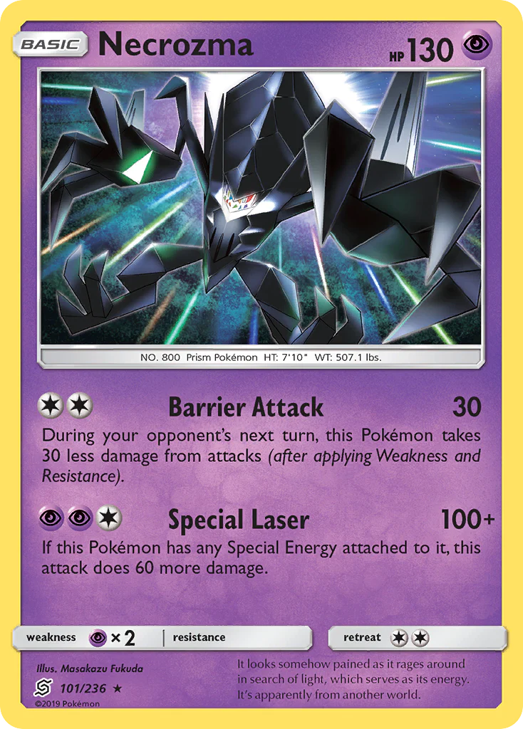 Necrozma 101/236 (Deck Exclusives) - Cracked Ice Holofoil