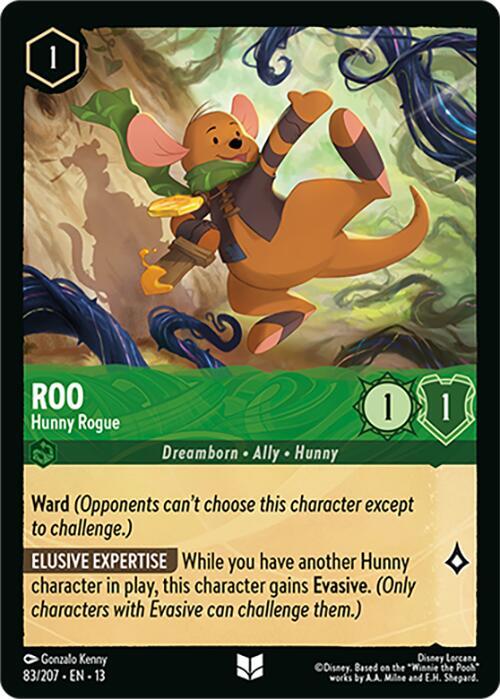 Roo, Hunny Rogue 83/207 (Attack of the Vine!) - Cold Foil