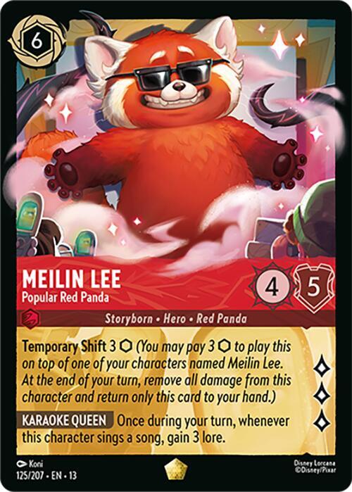 Meilin Lee, Popular Red Panda 125/207 (Attack of the Vine!)