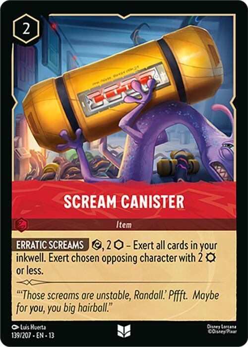 Scream Canister 139/207 (Attack of the Vine!)