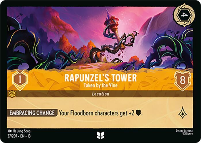 Rapunzel's Tower, Taken by the Vine 37/207 (Attack of the Vine!) - Cold Foil