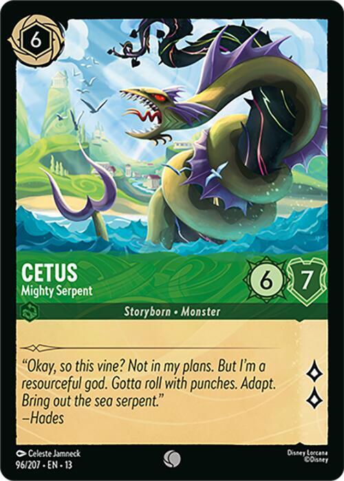 Cetus, Mighty Serpent 96/207 (Attack of the Vine!)