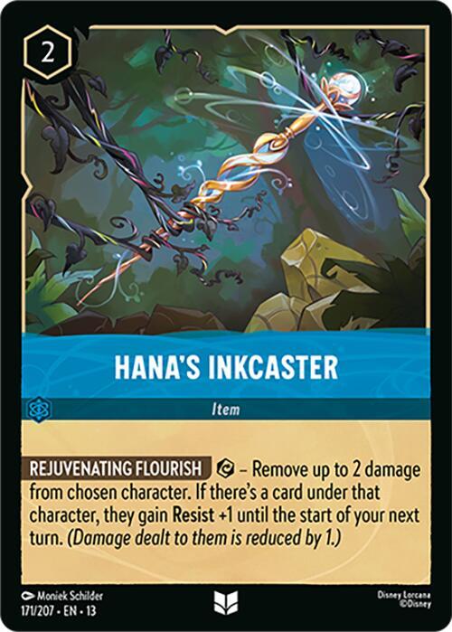 Hana's Inkcaster 171/207 (Attack of the Vine!) - Cold Foil
