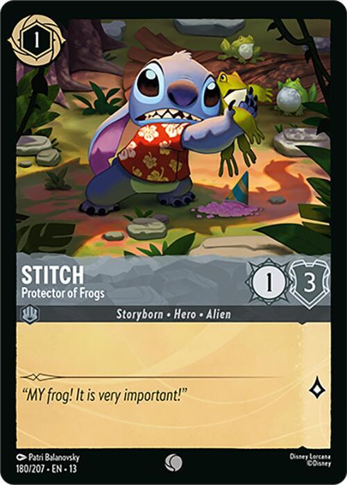 Stitch, Protector of Frogs 180/207 (Attack of the Vine!) - Cold Foil