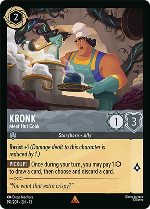 Kronk, Meat Hut Cook 191/207 (Attack of the Vine!) - Cold Foil